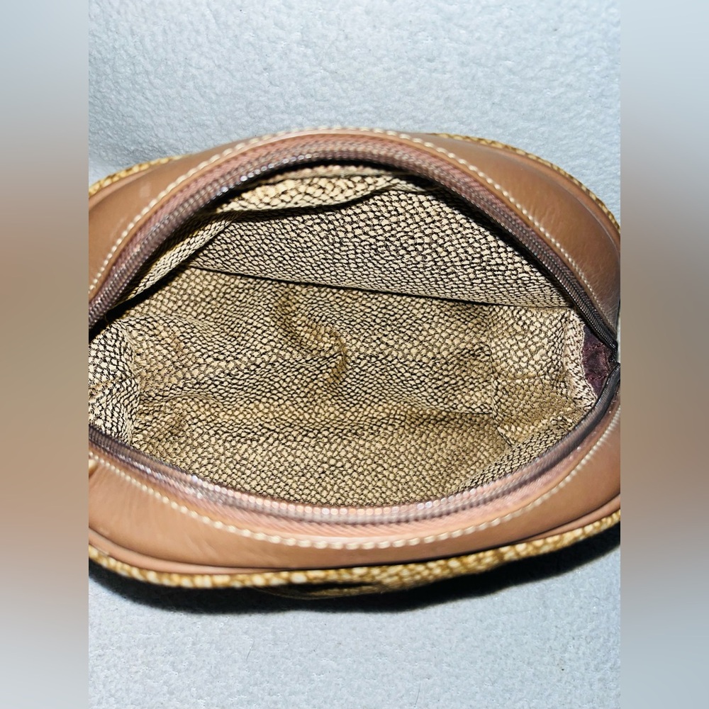 Borbonese Quail Suede Small Clutch/Pouch - Picture 9 of 12